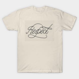 Respect lettering T-Shirt